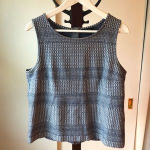 Banana Republic knit tank with button detail on back